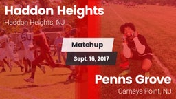 Matchup: Haddon Heights High vs. Penns Grove  2017