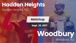 Matchup: Haddon Heights High vs. Woodbury  2017