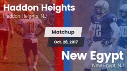 Matchup: Haddon Heights High vs. New Egypt  2017