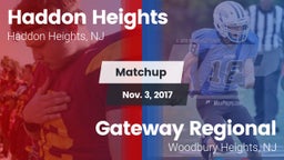 Matchup: Haddon Heights High vs. Gateway Regional  2017