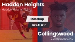 Matchup: Haddon Heights High vs. Collingswood  2017