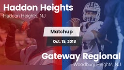 Matchup: Haddon Heights High vs. Gateway Regional  2018