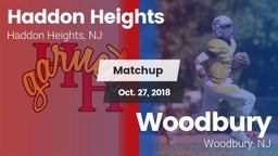 Matchup: Haddon Heights High vs. Woodbury  2018