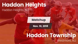 Matchup: Haddon Heights High vs. Haddon Township  2018