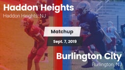 Matchup: Haddon Heights High vs. Burlington City  2019