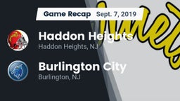 Recap: Haddon Heights  vs. Burlington City  2019