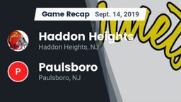 Recap: Haddon Heights  vs. Paulsboro  2019