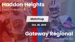 Matchup: Haddon Heights High vs. Gateway Regional  2019