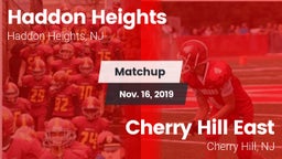 Matchup: Haddon Heights High vs. Cherry Hill East  2019