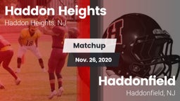 Matchup: Haddon Heights High vs. Haddonfield  2020