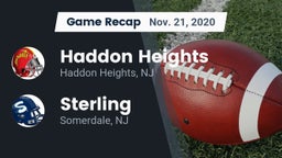 Recap: Haddon Heights  vs. Sterling  2020