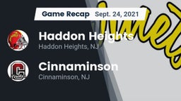 Recap: Haddon Heights  vs. Cinnaminson  2021