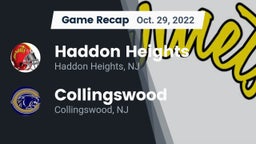 Recap: Haddon Heights  vs. Collingswood  2022