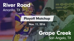 Matchup: River Road High vs. Grape Creek  2016