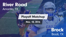 Matchup: River Road High vs. Brock  2016