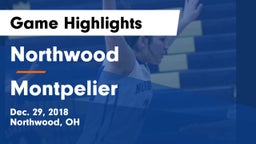 Northwood  vs Montpelier  Game Highlights - Dec. 29, 2018