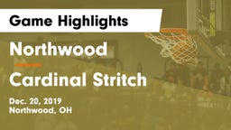 Northwood  vs Cardinal Stritch  Game Highlights - Dec. 20, 2019