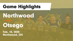 Northwood  vs Otsego  Game Highlights - Feb. 18, 2020