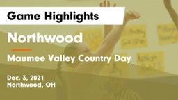 Northwood  vs Maumee Valley Country Day  Game Highlights - Dec. 3, 2021