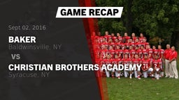 Recap: Baker  vs. Christian Brothers Academy  2016