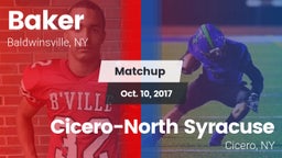 Matchup: Baker  vs. Cicero-North Syracuse  2017