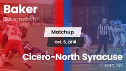 Matchup: Baker  vs. Cicero-North Syracuse  2018