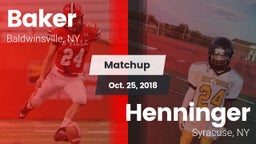 Matchup: Baker  vs. Henninger  2018