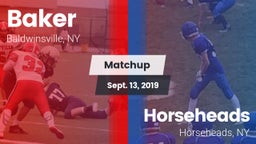 Matchup: Baker  vs. Horseheads  2019