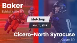 Matchup: Baker  vs. Cicero-North Syracuse  2019