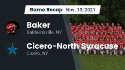 Recap: Baker  vs. Cicero-North Syracuse  2021