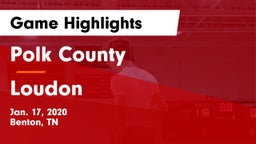 Polk County  vs Loudon  Game Highlights - Jan. 17, 2020