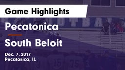 Pecatonica vs South Beloit Game Highlights - Dec. 7, 2017