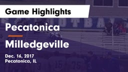 Pecatonica vs Milledgeville Game Highlights - Dec. 16, 2017