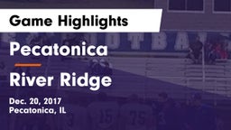 Pecatonica vs River Ridge  Game Highlights - Dec. 20, 2017