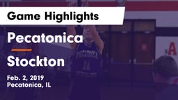 Pecatonica vs Stockton  Game Highlights - Feb. 2, 2019