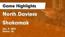 North Daviess  vs Shakamak  Game Highlights - Jan. 9, 2024