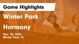 Winter Park  vs Harmony Game Highlights - Dec. 20, 2023