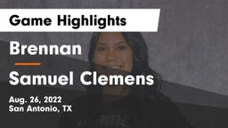 Brennan  vs Samuel Clemens  Game Highlights - Aug. 26, 2022