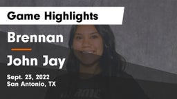 Brennan  vs John Jay  Game Highlights - Sept. 23, 2022