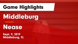Middleburg  vs Nease Game Highlights - Sept. 9, 2019