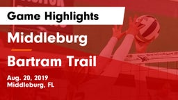 Middleburg  vs Bartram Trail Game Highlights - Aug. 20, 2019