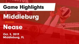 Middleburg  vs Nease Game Highlights - Oct. 5, 2019