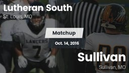 Matchup: Lutheran South High vs. Sullivan  2016
