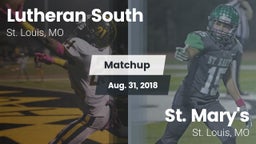 Matchup: Lutheran South High vs. St. Mary's  2018