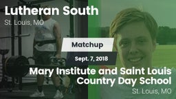 Matchup: Lutheran South High vs. Mary Institute and Saint Louis Country Day School 2018