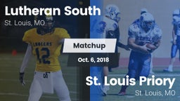 Matchup: Lutheran South High vs. St. Louis Priory  2018