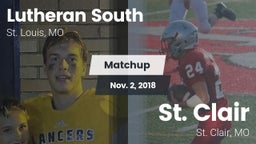 Matchup: Lutheran South High vs. St. Clair  2018