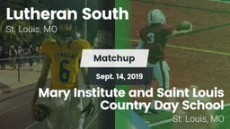 Matchup: Lutheran South High vs. Mary Institute and Saint Louis Country Day School 2019