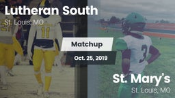 Matchup: Lutheran South High vs. St. Mary's  2019