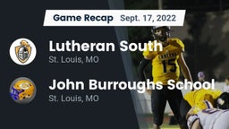 Recap: Lutheran South   vs. John Burroughs School 2022